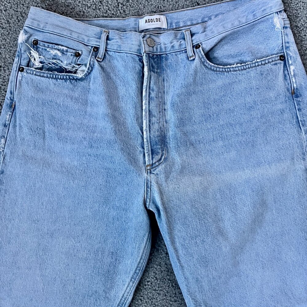 AGOLDE 90's Jean Straight-Leg - Men's Size 34 -Organic Cotton - Loose Fit -EUC - Picture 2 of 12